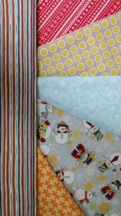 Snowman<br>Five 1 yard pieces<br>Perfect for Gimme 5 and SuperSize quilt<br><br>