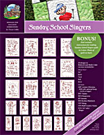 Sunday School Singers Machine Embroidery CD<br>