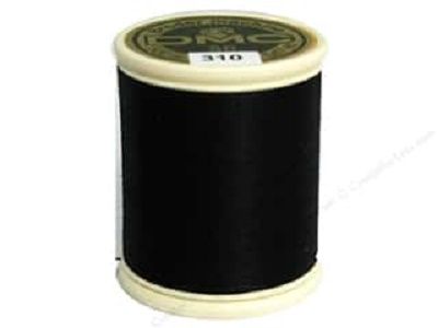 DMC Cotton Machine Embroidery Thread<br>310 - Black<br>