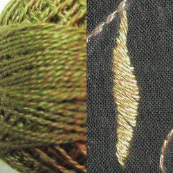 Valdani Thread pt2<br>Twisted Tweed<br>Green<br>Size 12<br>